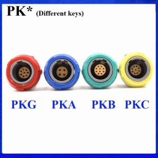 Медицински конектор PKG PKA PKB PKC 2-10Pin 14 Pin 1P Socket 0 40 60 80 Degree Socket Two keying