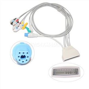 Телеметричен кабел за ЕКГ 5-извеждане плюс Spo2 за HP MX40